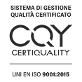 SISITEMA DI GESTIONE QUALITÀ CERTIFICATO CQY